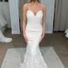 Wedding Dresses HELLYMOON | Sweetheart Mermaid Long Lace Wedding Dress White