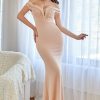 Special Occasion HELLYMOON | Mermaid Long Prom Dress With Appliques Blush